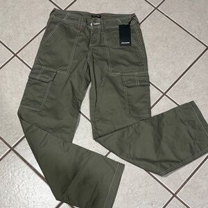 True Religion Green Cargo Pants for Women